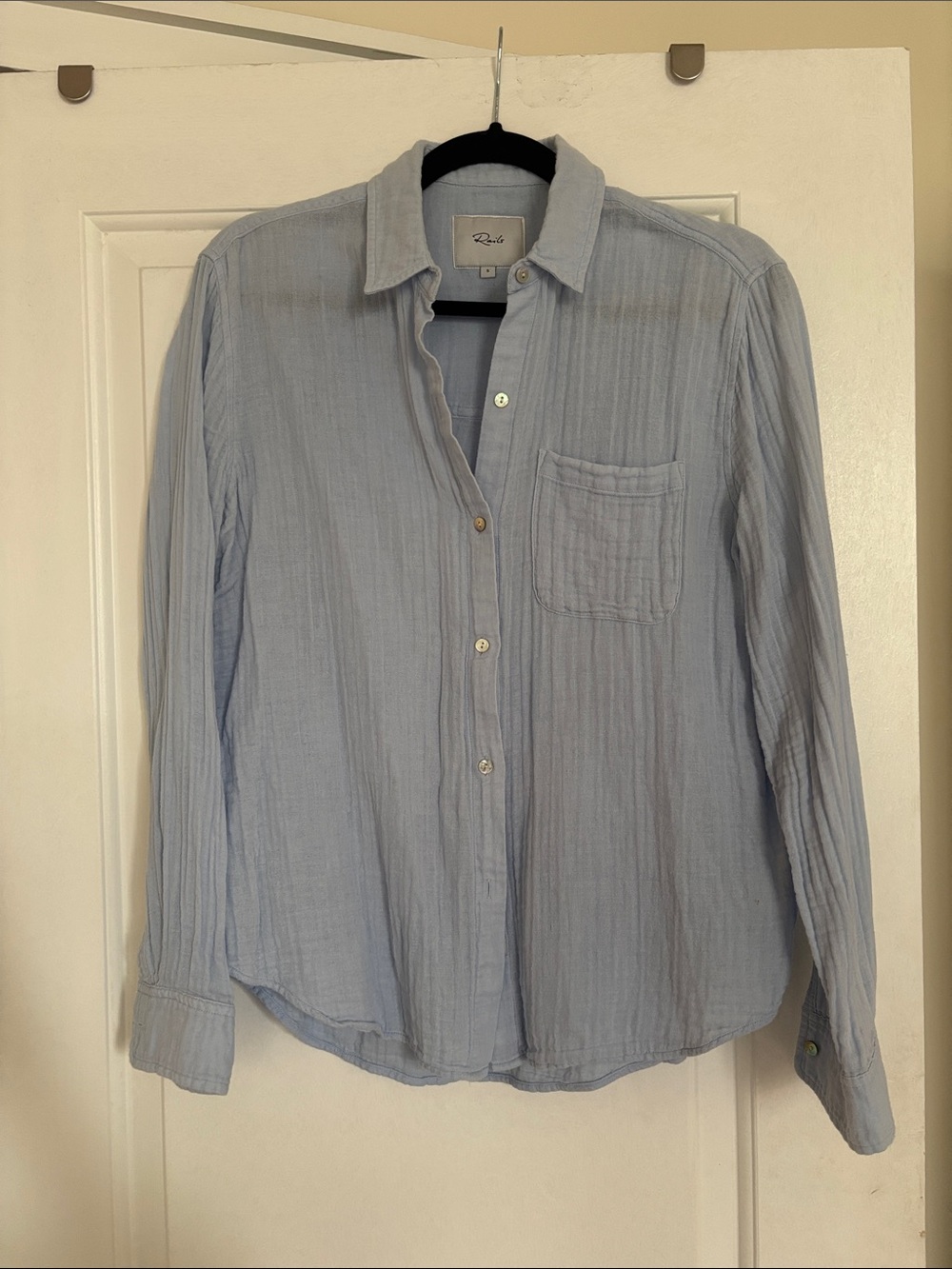 Rails Ellis Shirt, Light Blue, S - Picture 2 of 8